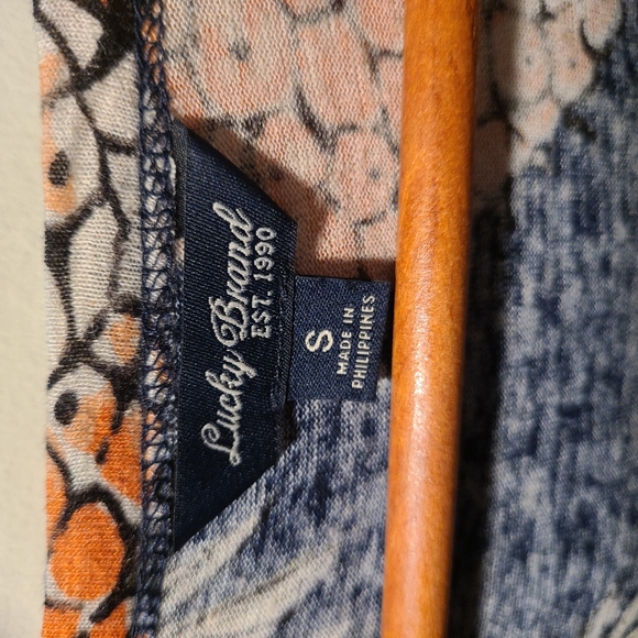 Lucky Brand Small Linen Pineapple Shirt ๐ - Picture 7 of 8